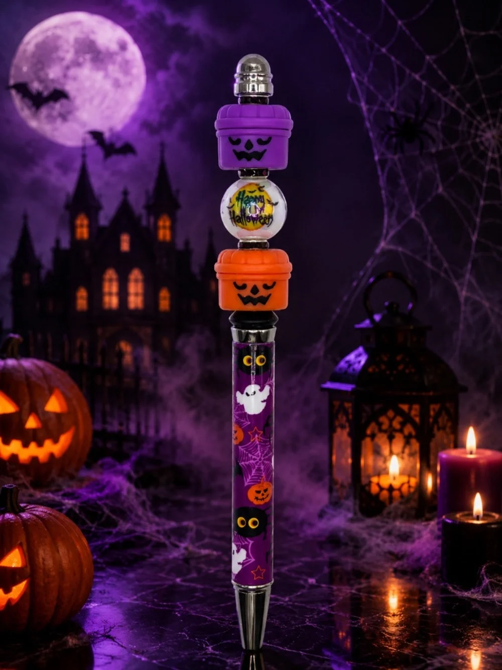Haunted Harvest Beaded Pen
